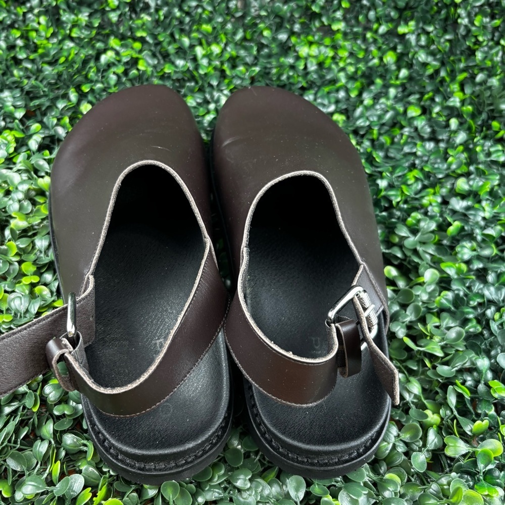 PILCRO SLINGBACK CLOGS Chocolate Brown Women's Size 39- 9 US - Picture 3 of 9